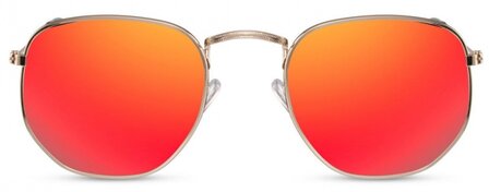 Cwi Zonnebril Unisex (Cwi2413) goud/rood goud/rood