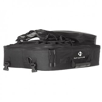 M-Wave Dubbele Fietstas Amsterdam Triple 96 Liter Zwart