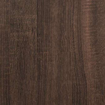 Bureau organiser 40x17x41 cm bewerkt hout bruin eikenkleurig