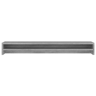 Monitorstandaard 100x24x13 cm bewerkt hout grijs sonoma eiken