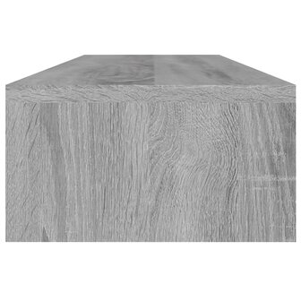 Monitorstandaard 100x24x13 cm bewerkt hout grijs sonoma eiken