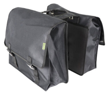 Dresco Super Shopper Dubbele Fietstas 50 Liter Nylon Zwart