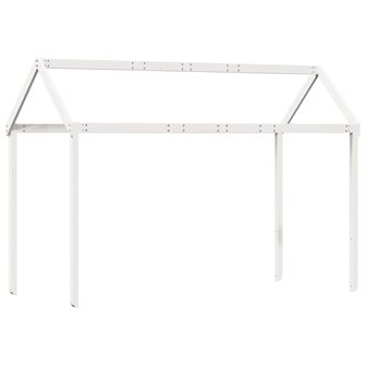 Kinderbedhuisje 217x85,5x154 cm massief grenenhout wit