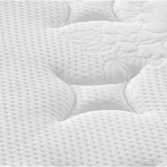 Pocketveringmatras middelhard 160x200 cm Super King Size