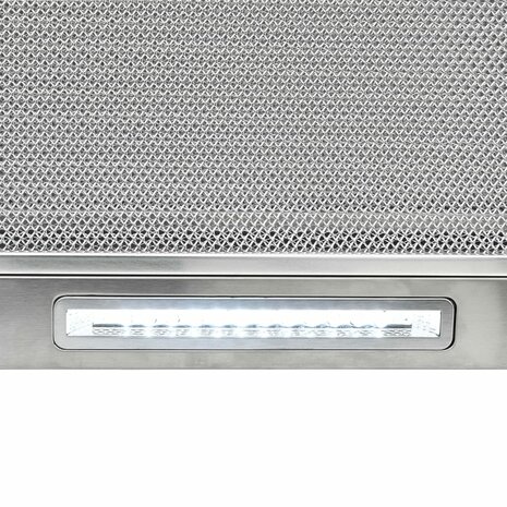 Afzuigkap inbouw slank 480 m³/u aluminium roestvrij staal