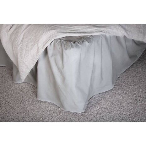 Bedrok Pixy 200x180 cm katoen lichtgrijs