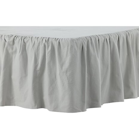 Bedrok Pixy 200x180 cm katoen lichtgrijs