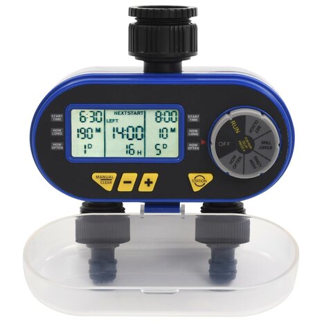 Watertimer met dubbele uitgang automatisch digitaal