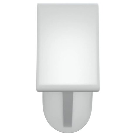 Gordijnrails 2 st 60-105 cm aluminium wit en zilverkleurig