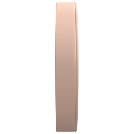 Wandklok Ø29,5 cm polystyreen en glas goudkleurig en wit