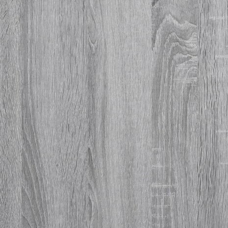 Rolkast 60x48x81 cm bewerkt hout grijs sonoma eikenkleurig