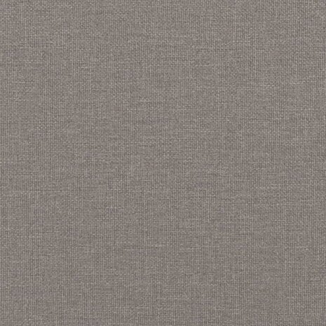 Chaise longue met kussens stof taupe