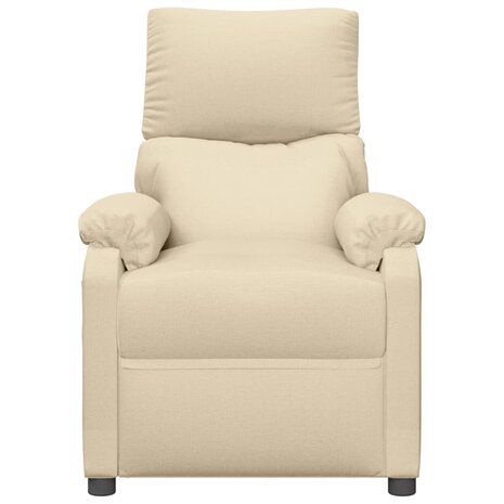 Massagestoel stof crèmekleurig