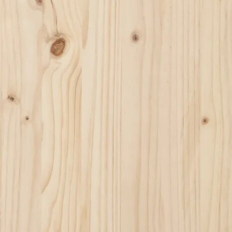 Krukken 2 st 40x40x75 cm massief grenenhout