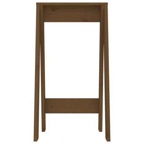 Krukken 2 st 40x40x75 cm massief grenenhout honingbruin