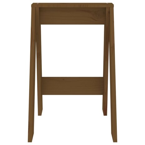 Krukken 2 st 40x40x60 cm massief grenenhout honingbruin