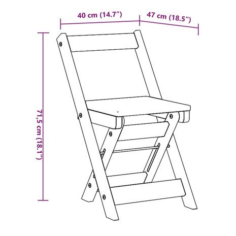 Eetkamerstoelen 4 st Corona inklapbaar massief grenenhout wit