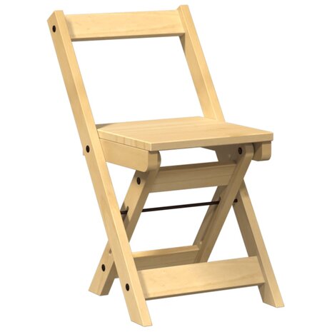 Eetkamerstoelen 4 st Corona inklapbaar grenenhout wasbruin