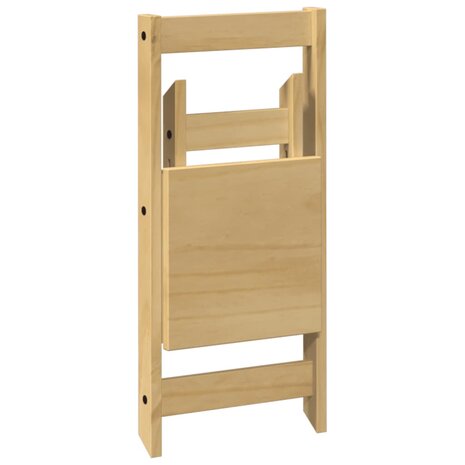 Eetkamerstoelen 4 st Corona inklapbaar grenenhout wasbruin