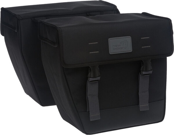 New Looxs Dubbele Fietstas Origin Hybride 33 Liter – 112.330 zwart zwart