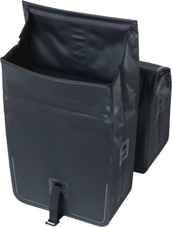Basil Dubbele Fietstas Urban Dry 50 Liter Zwart - 17659