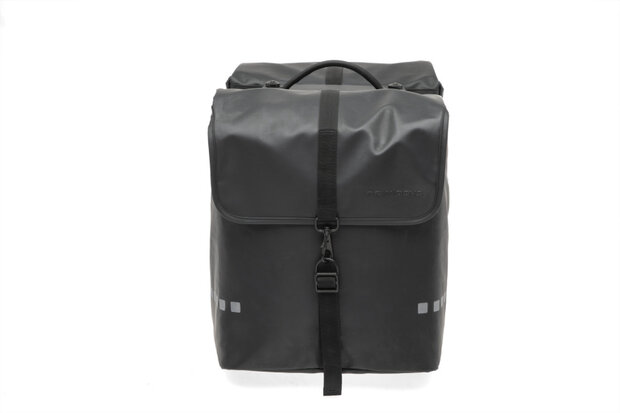 New Looxs Odense Dubbele Fietstas Mik Adapter 39 Liter Zwart