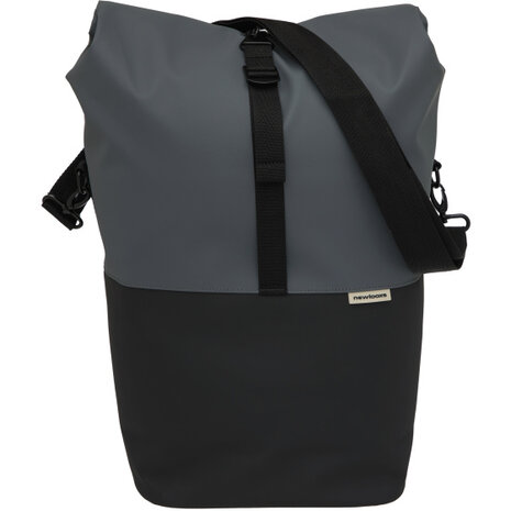 New Looxs Nyborg Enkele Tas 17L Waterdicht Zwart/ grijs grijs