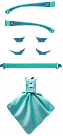 Mokki Accessoire Kit Zonnebril Junior 5-Delig Blauw blauw/blauw blauw/blauw
