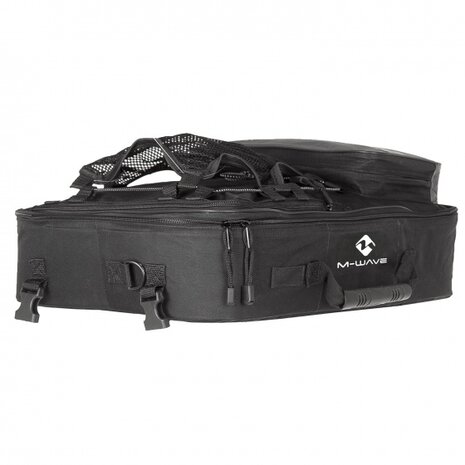 M-Wave Dubbele Fietstas Amsterdam Triple 96 Liter Zwart