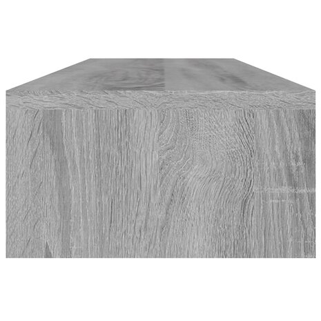 Monitorstandaard 100x24x13 cm bewerkt hout grijs sonoma eiken