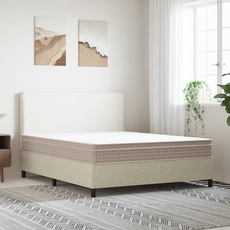 Pocketveringmatras middelhard 160x200 cm Super King Size