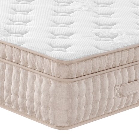 Pocketveringmatras middelhard 160x200 cm Super King Size
