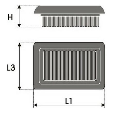 Luchtfilter Green Filters P960505