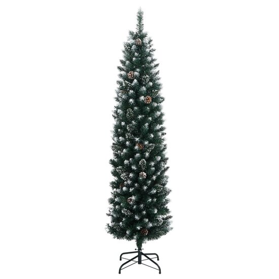 Kunstkerstboom smal met 300 LED&#039;s 240 cm