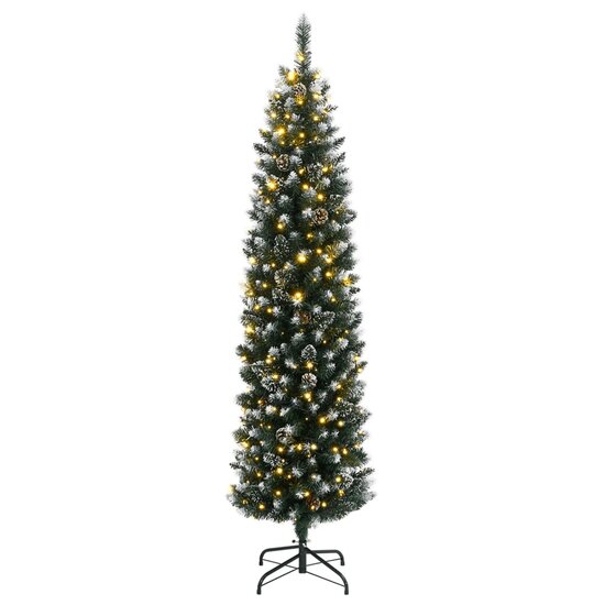 Kunstkerstboom smal met 300 LED&#039;s 240 cm