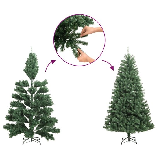 Kunstkerstboom smal met 300 LED&#039;s 240 cm