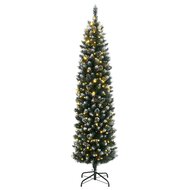 Kunstkerstboom smal met 300 LED&#039;s 240 cm